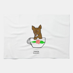 Teacup Chihuahua Kitchen Towel