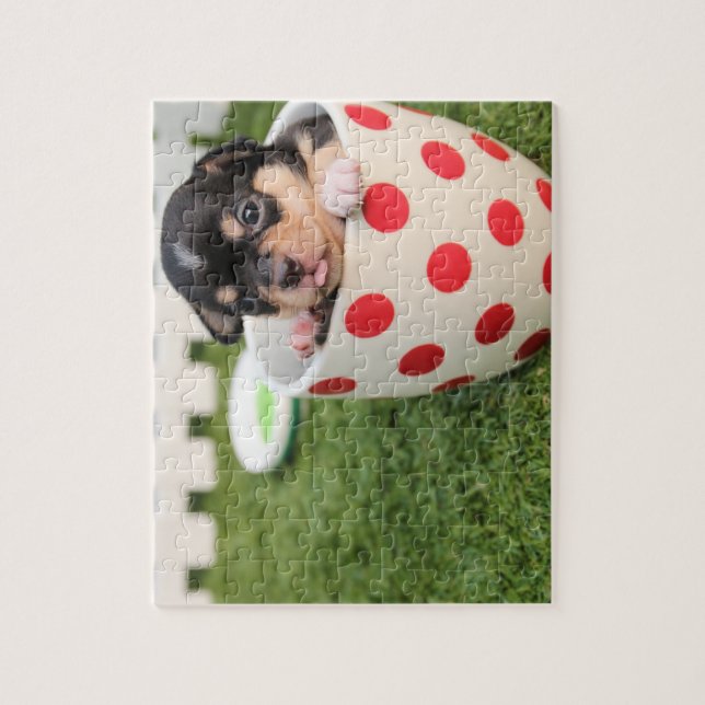 Teacup Chihuahua Puppy Jigsaw Puzzle (Vertical)