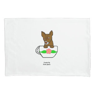 Teacup Chihuahua Standard Pillowcase
