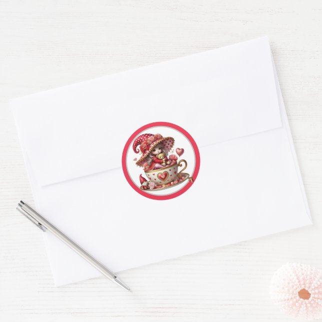 Teacup Cutie Sticker (Envelope)