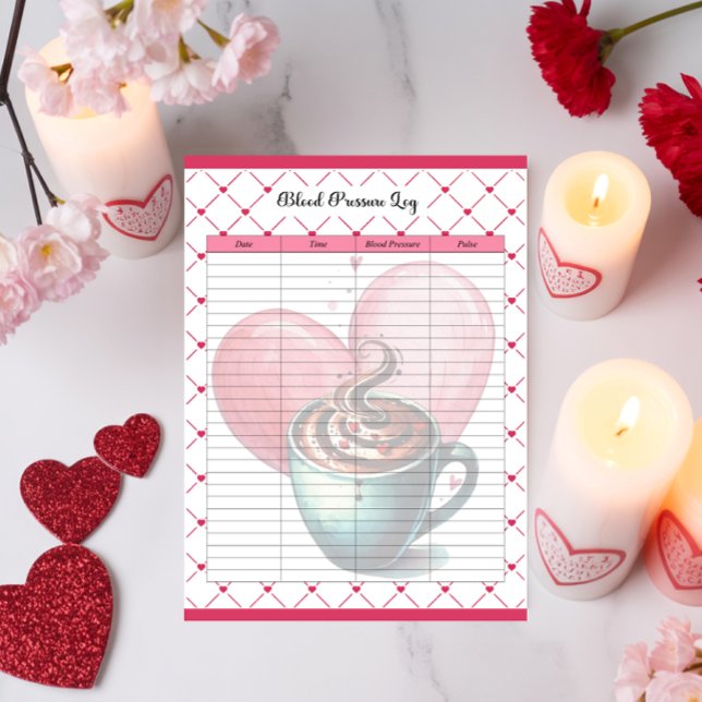 Teacup Cuties_ Blood Pressure Log Notepad (Creator Uploaded)
