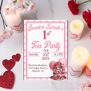 Teacup Cuties  Invitation