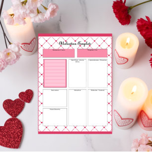 Teacup Cuties _ Medication Template Notepad