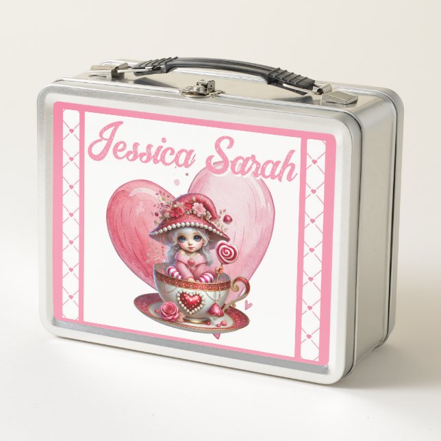 Teacup Cuties Metal Lunch Box (Front)