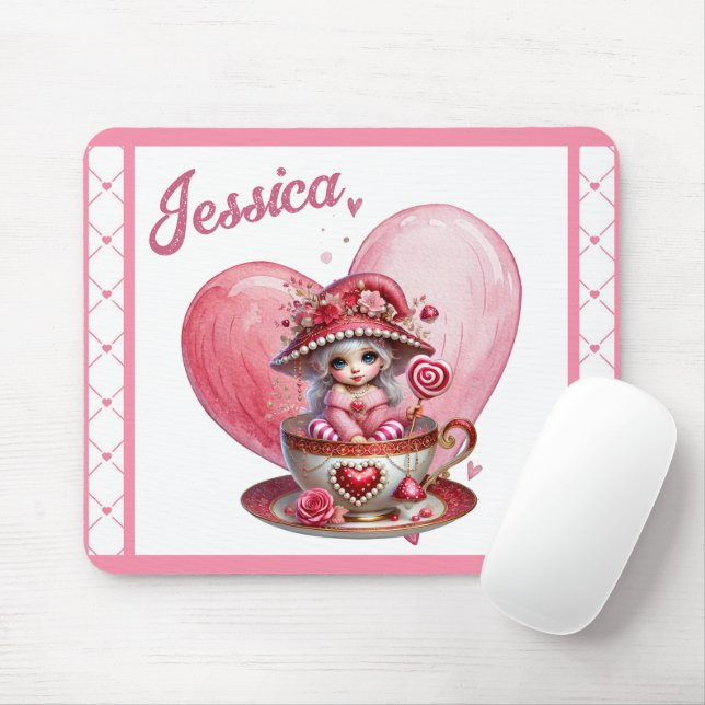 Teacup Cuties Mouse Mat (With Mouse)