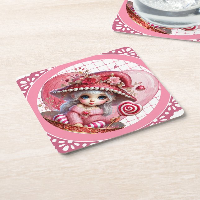 Teacup Cuties Paper Coaster (Angled)