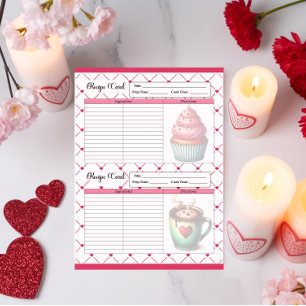 Teacup Cuties_ Recipe Cards Notepad