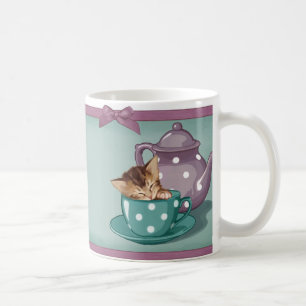 Teacup Kitten Coffee Mug