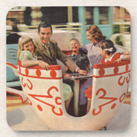 teacup ride at the amusement park