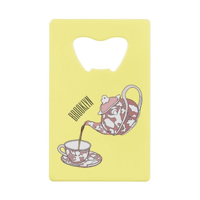 Teacup set cartoon illustration  (Front)