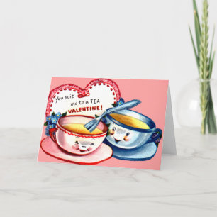 Teacup Valentine Holiday Card