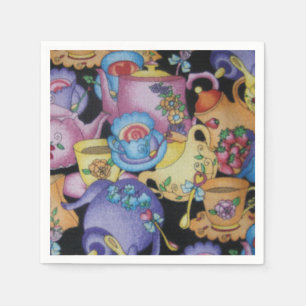 Teacups and Teapots Napkin