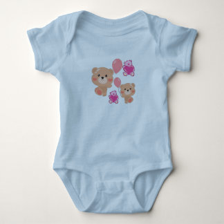 Teady bear baby bodysuit