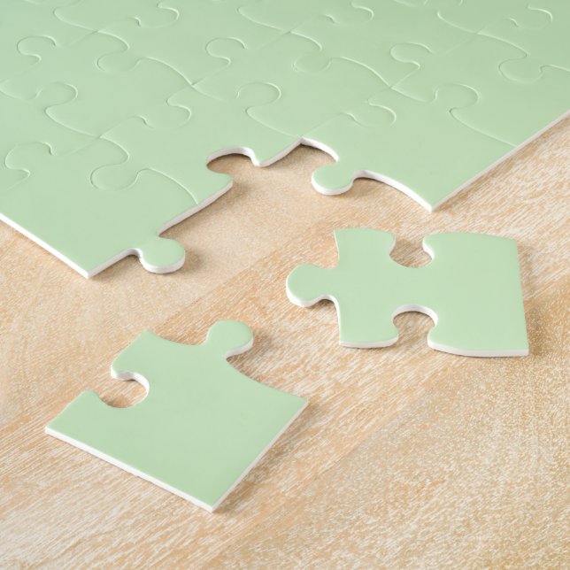 Teagreen Colour Jigsaw Puzzle (Side)