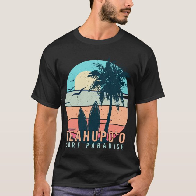 Teahupoo-Tahiti-Surf-Paradise-Tshirt-21862867 T-Sh T-Shirt (Front)