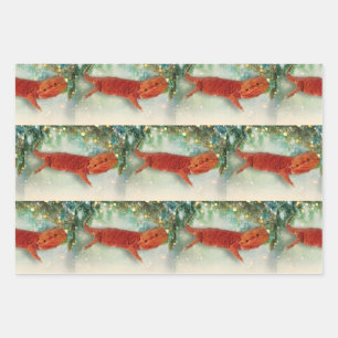 Teak the Bearded Dragon  - Wrapping Paper Sheets