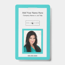 Teal add photo logo identification