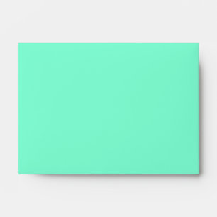 Teal and Aquamarine Keep Calm and Carry On Envelopes