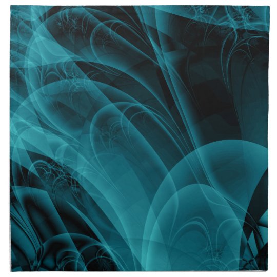 Teal and Black Smokey Texture Background Napkin | Zazzle.co.uk