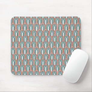 Teal and Copper Mouse Mat