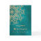 Teal AND GOLD INDIAN ISPIRED BIRTHDAY CARD