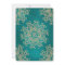 TEAL AND GOLD INDIAN STYLE WEDDING INVITATION