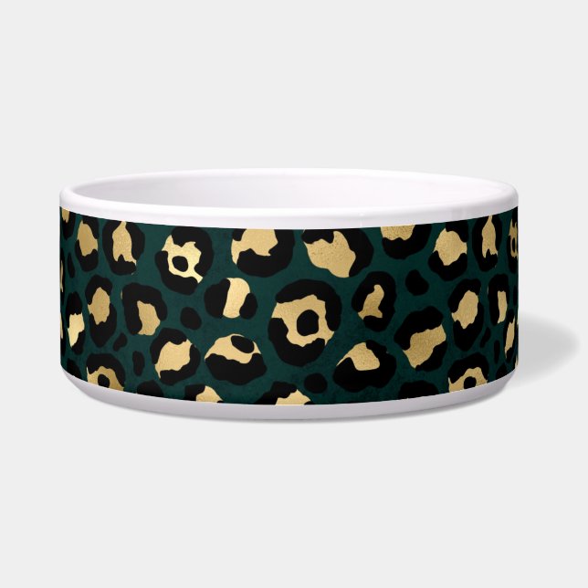 Teal and Gold Leopard Series Design 1 (Front)
