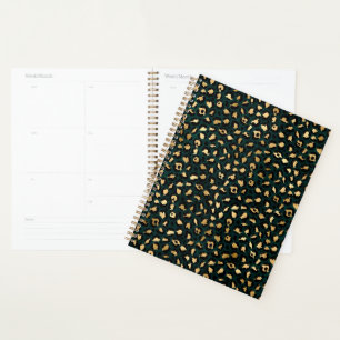 Teal and Gold Leopard Series Design 1 Planner