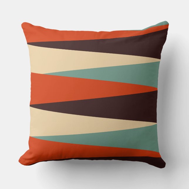 Teal and Orange   Cushion (Front)