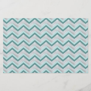 Teal and Pearls ZigZag