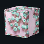 Teal and Pink Cute Mini Cupcakes Favour Box<br><div class="desc">Who doesn't like cupcakes? They're little personalised cakes! These teal and punk mini cupcakes are adorable to look and and just make my tummy rumble.

Photo by Brook Lark courtesy of Unsplash.</div>