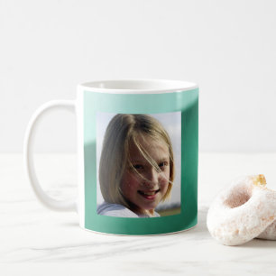 Teal and Turquoise Photo Coffee Mug