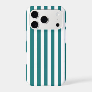 Teal and white candy stripes