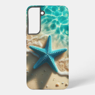 Teal Aqua Blue Tropical Ocean Beach Starfish Samsung Galaxy Case