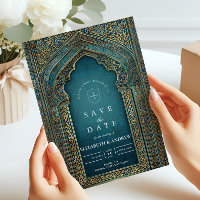 Teal Archway Islamic Wedding
