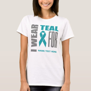 Teal Awareness Ribbon T-Shirt