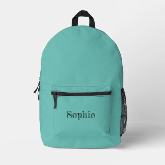 Teal Backpack Bag