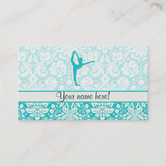 Teal Ballet Business Card (Front)
