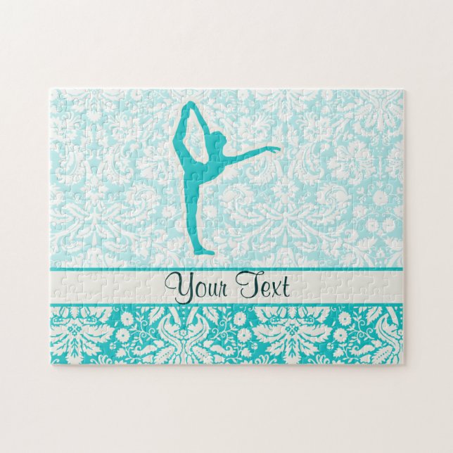 Teal Ballet Jigsaw Puzzle (Horizontal)