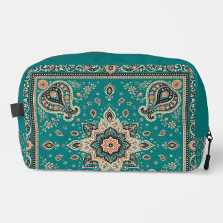 Teal Bandanna Paisley Go-To Bag Travel Organiser