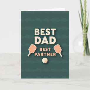 Teal Best Dad Graphic Card