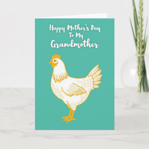 Teal Bird Sweet Mothers Day Card