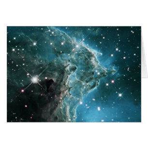 Teal Blue Coloured Monkey Head Nebula
