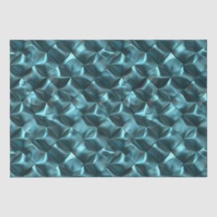 Teal Blue Green Abstract Glam Tissue Paper