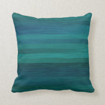 Teal, Blue, Green Bright &  Fun Decorative Pillow