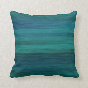 Teal, Blue, Green Bright &  Fun Decorative Pillow