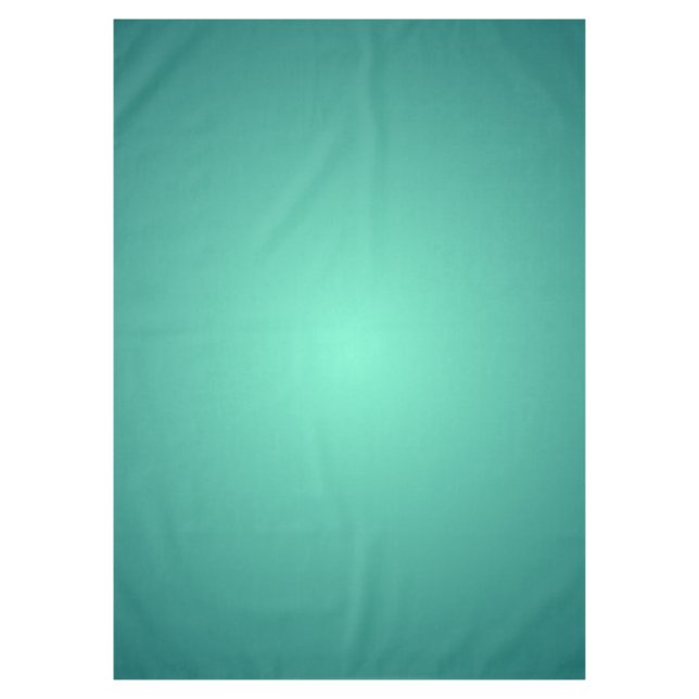 Teal Blue Green Light to Dark Shades  Tablecloth (Front)