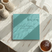 Teal Blue Letters to My Daughter Memory Keepsake