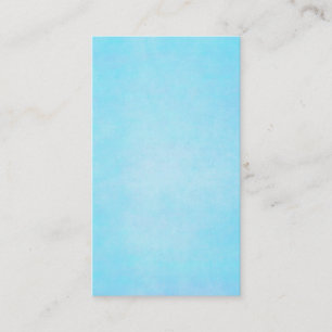 Teal Blue Light Watercolor Template Blank Business Card