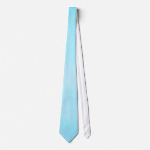 Teal Blue Light Watercolor Template Blank Tie